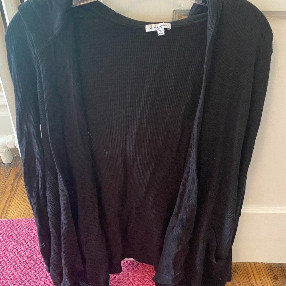 Splendid Long Sleeve Hooded Cardigan